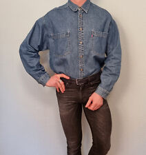 Levis Red Tab Hemd Jeanshemd Blau Jeans Shirt Gr. XL Vintage RAR super Zustand