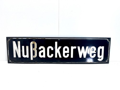 Altes emaille straßenschild - altes,