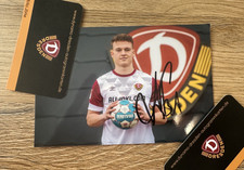Autogrammfoto Marius Liesegang