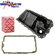 Ölwanne mit Ölablassschraube und Febi Ölwannendichtung für BMW 1er 3er X1 Z4