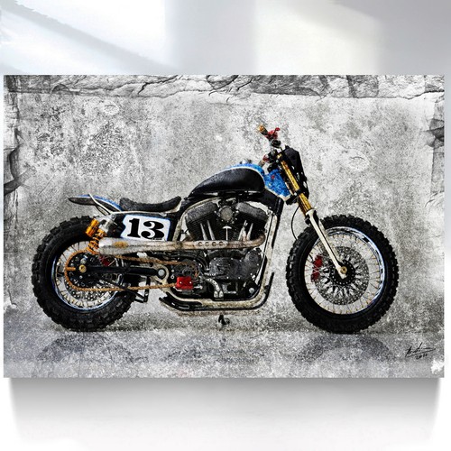 Leinwand bilder motorrad - bilder,