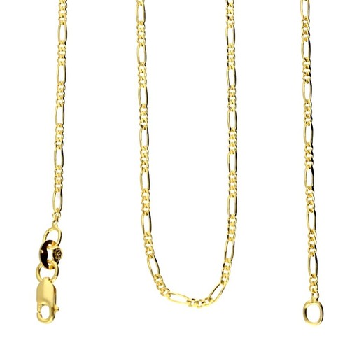 Echte 585 gold figaro kette - echte,