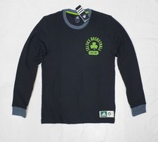 ADIDAS BOSTON CELTICS NBA SHIRT LONGSLEEVE HENLEY MEN TOP T-SHIRT RARITÄT NEU