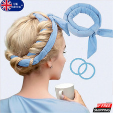 1 Stück Heatless Lockenstab Stirnband weiche Haarroller keine Hitze Locken Band Set UK