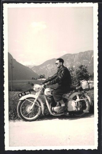 Foto motorrad puch mit - motorrad,