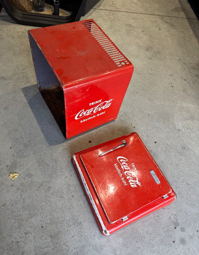 Coca cola werbekühlschrank - coca-cola,