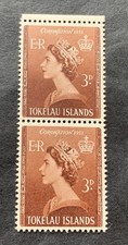 Tokelau Islands 1953 Coronation - pair 2 mint maybe hinged stamps - Michel No. 4