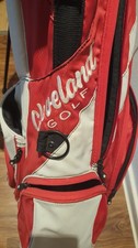 Cleveland Tour Stand Golftasche Rot Weiß & Schwarz