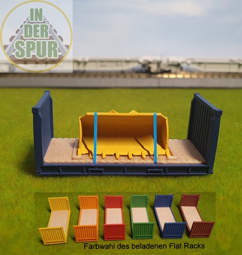 Spur flat rack beladung - spur, tt