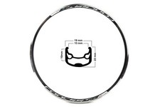 28 Zoll MACH1 Concept Felge Ring 622x13C Rennrad Fixi Sclaverand SV Felgenbremse