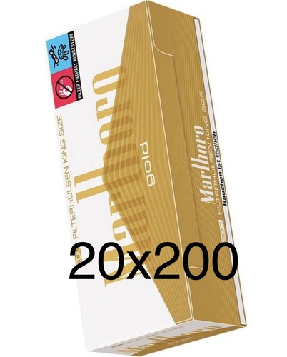 Marlboro gold filterhülsen - gold,