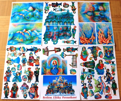 Weihnachtskrippe papier pappe - weihnachtskrippe,