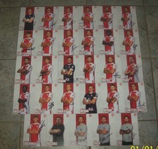 29 AUTOGRAMMKARTEN 2025/26 ROT-WEISS ESSEN NEU 2025/2026 AUTOGRAMMKARTENSATZ+ WK