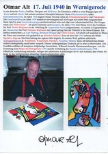 Autogramm - Otmar Alt - Maler / Grafiker