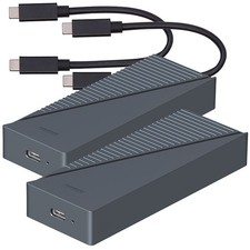 Xystec 2er-Set SSD-Gehäuse