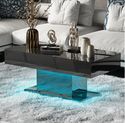 High gloss coffee - high,