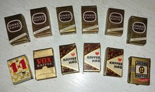 Alte Kaffee Hag Onko Jacobs Verpackung Miniaturen Kaufladen Werbung Reklame 