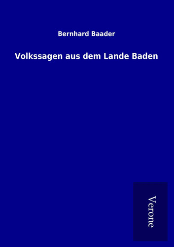 Bernhard baader volkssagen - bernhard,