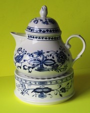 Zwiebelmuster   Teekanne mit Stövchen