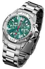 FIREFOX DESTROYER FFS01 sunray kastanie Edelstahl Chronograph Herrenuhr 10ATM