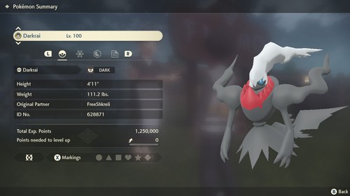 Darkrai 6iv 6gv pokemon - 6gv,