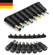 8 Stück Netzteil Adapter DC Stecker Set für Universal Laptop PC 5.5x2.1mm