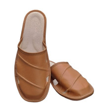Herren LEDER Hausschuhe