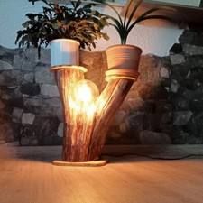 Baumstammlampe,Blumenständer