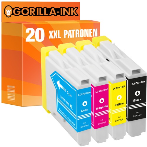 20x patronen xxl - für, brother