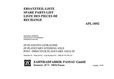 Ersatzteilliste allradachse - allradachse, zf