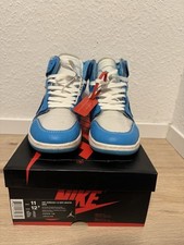 Off-White X Nike Jordan 1 Retro High University Blue US11 UNC