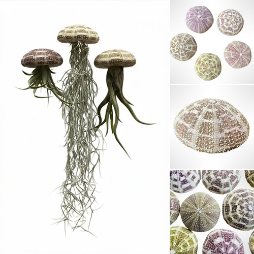 Quallen mit tillandsia - mit,