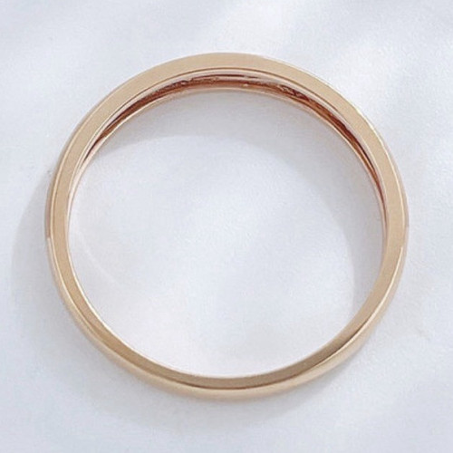 Karat gelbgold bandring - 18,