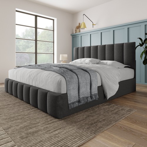 Boxspringbett leinen - boxspringbett,