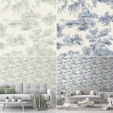 Toile De Jouy Bäume Tapete