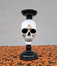Halloween Kerzenhalter Totenkopf Skull Kerzenleuchter Gruselig TK MAXX