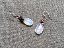 uralte 925er Silber-Ohrringe -