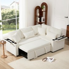 Schlafsofa Couch L-förm