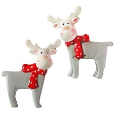 Weihnachtsfiguren Elch 2er-Set