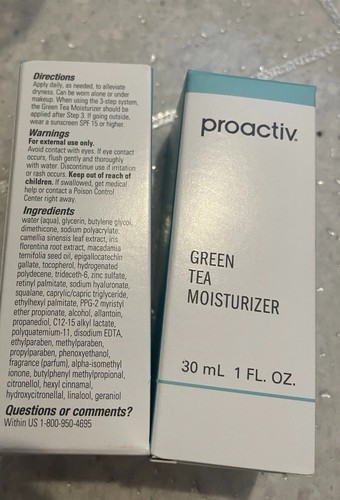 Proactiv green tea moisturizer - proactiv,