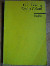 Reclam 45 : Emilia Galotti (