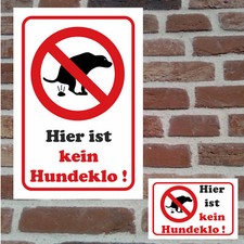 Kein Hundeklo Hundetoilette