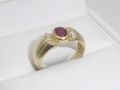 585 gelbgold goldring 14k gold - 585,