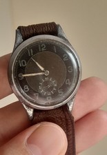 Vintage Schweizer Uhr aus den 40er Jahren, mechanisch, funktioniert nicht