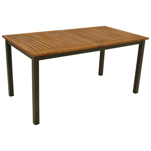 Gartentisch holz metall - holz, &