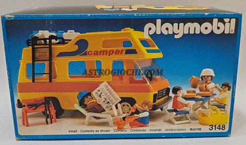 Playmobil 3148 camper - playmobil, vintage