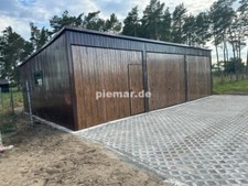 Blechgarage 9x6x2 fach - 9x6x2,7m, 3-fach