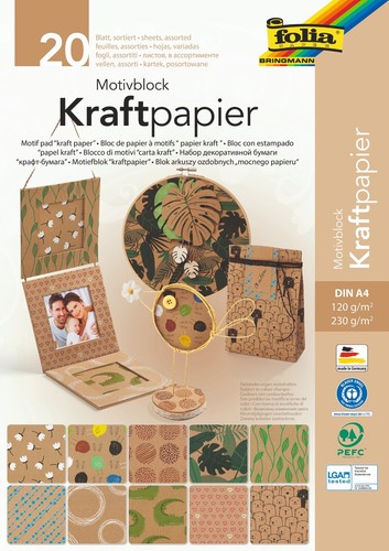 Motivblock kraftpapier2 folia - kraftpapier2,