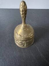 Alte Messing Glocke Tischglocke goldfarbend Weihnachten