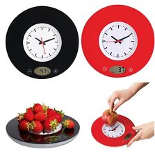 2 in 1 Glas Wanduhr &